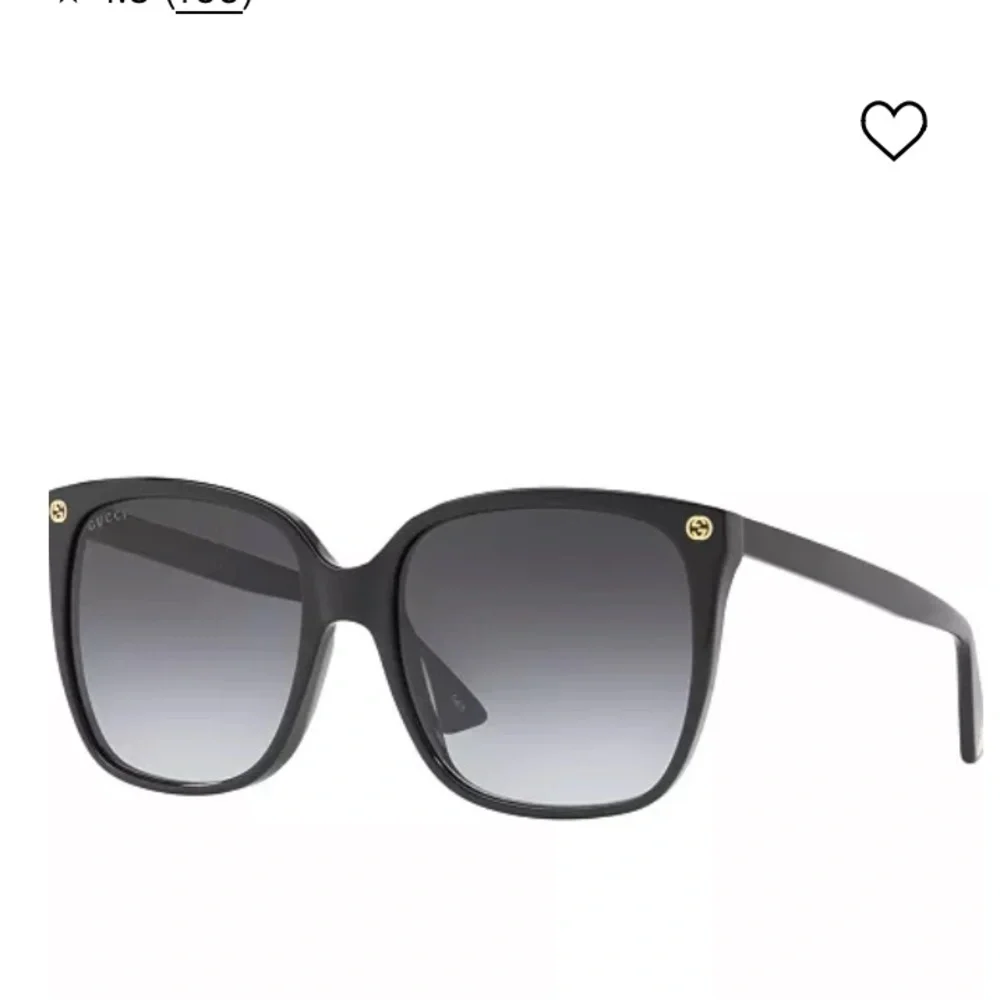 Gucci Black Square Sunglasses - Picture 1 of 9